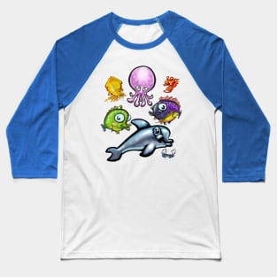 Aqua Babies Baseball T-Shirt